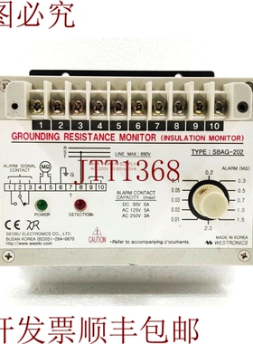 原装供应WESTRONICS SBAG-202 接地电阻绝缘电阻
