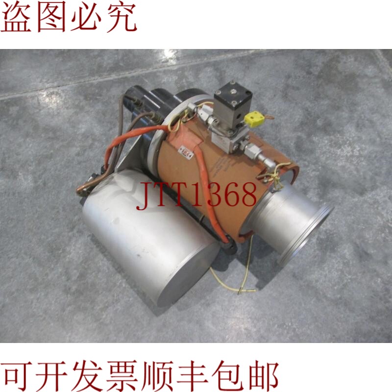 原装供应MKS 气动角度真空泵组件带阀门和 Watlow 温室夹克,二手