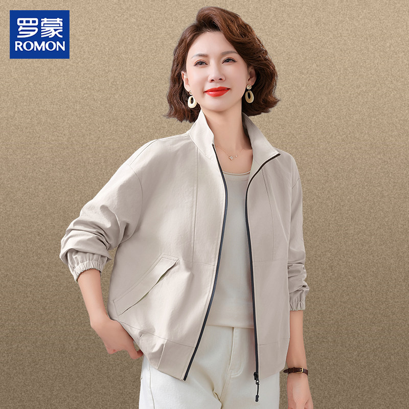 罗蒙品牌今年流行的妈妈秋装外套