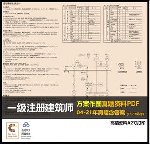 高清版 注册建筑师 方案设计真题 真题03 大设计 22真题附答案资料