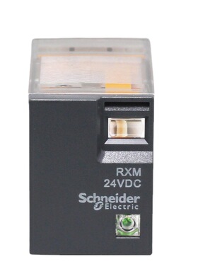 施耐德小型继电器RXM4LB2BD 14脚3A四开四闭DC24V 中间继电器220V
