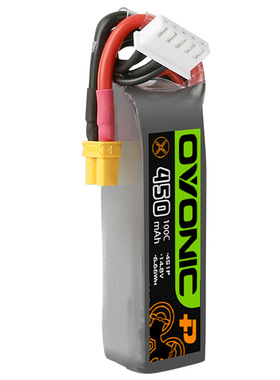 ovonic欧牌450mAh/4S14.8V牙签室内穿越机空心杯FPV3寸无人机电池