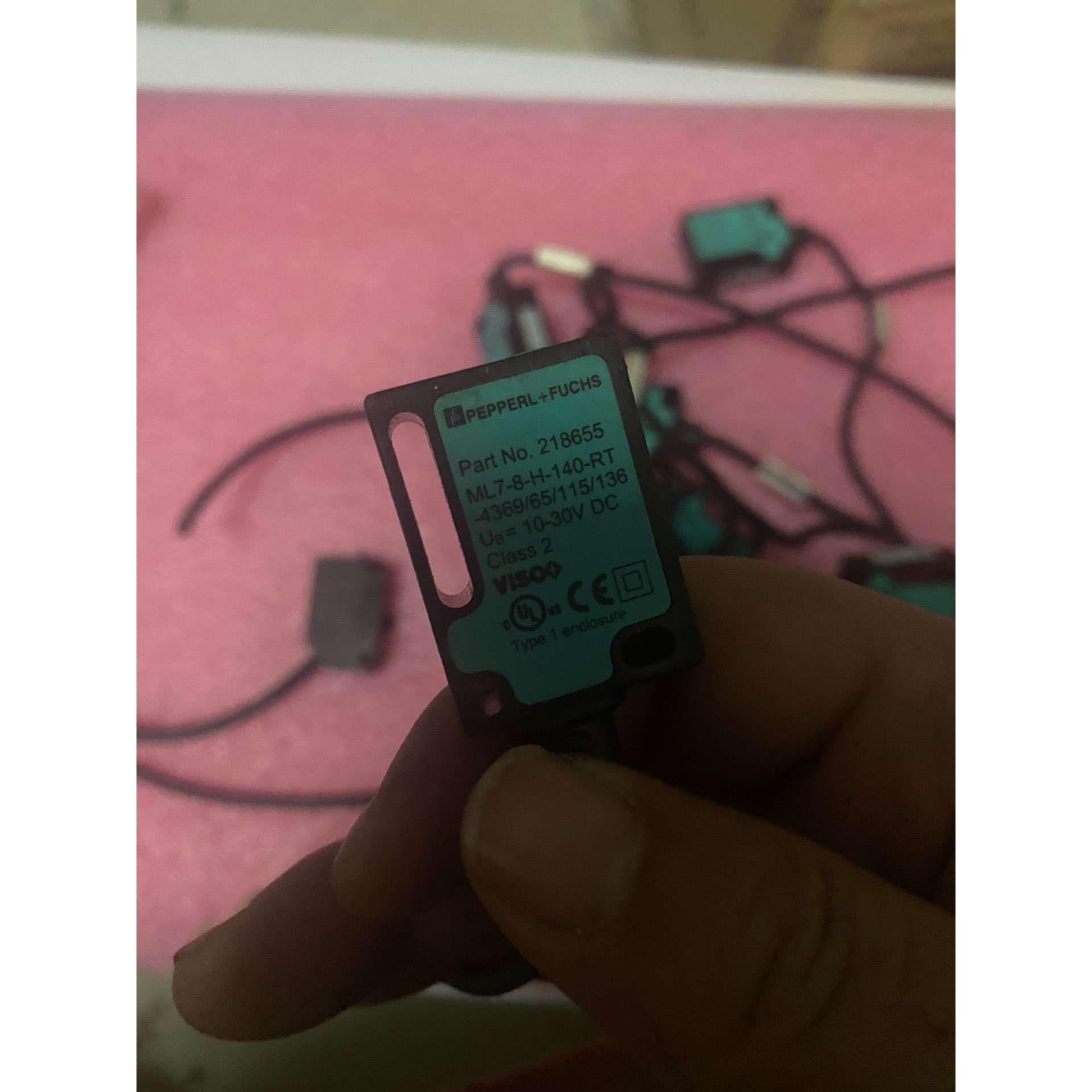 原装二手拆机德国P+F倍加福光电传感器ML8-8-HGU-5