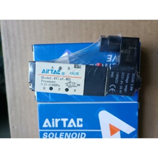 AirTAC亚德客电磁阀4V110M5B 全新 24V
