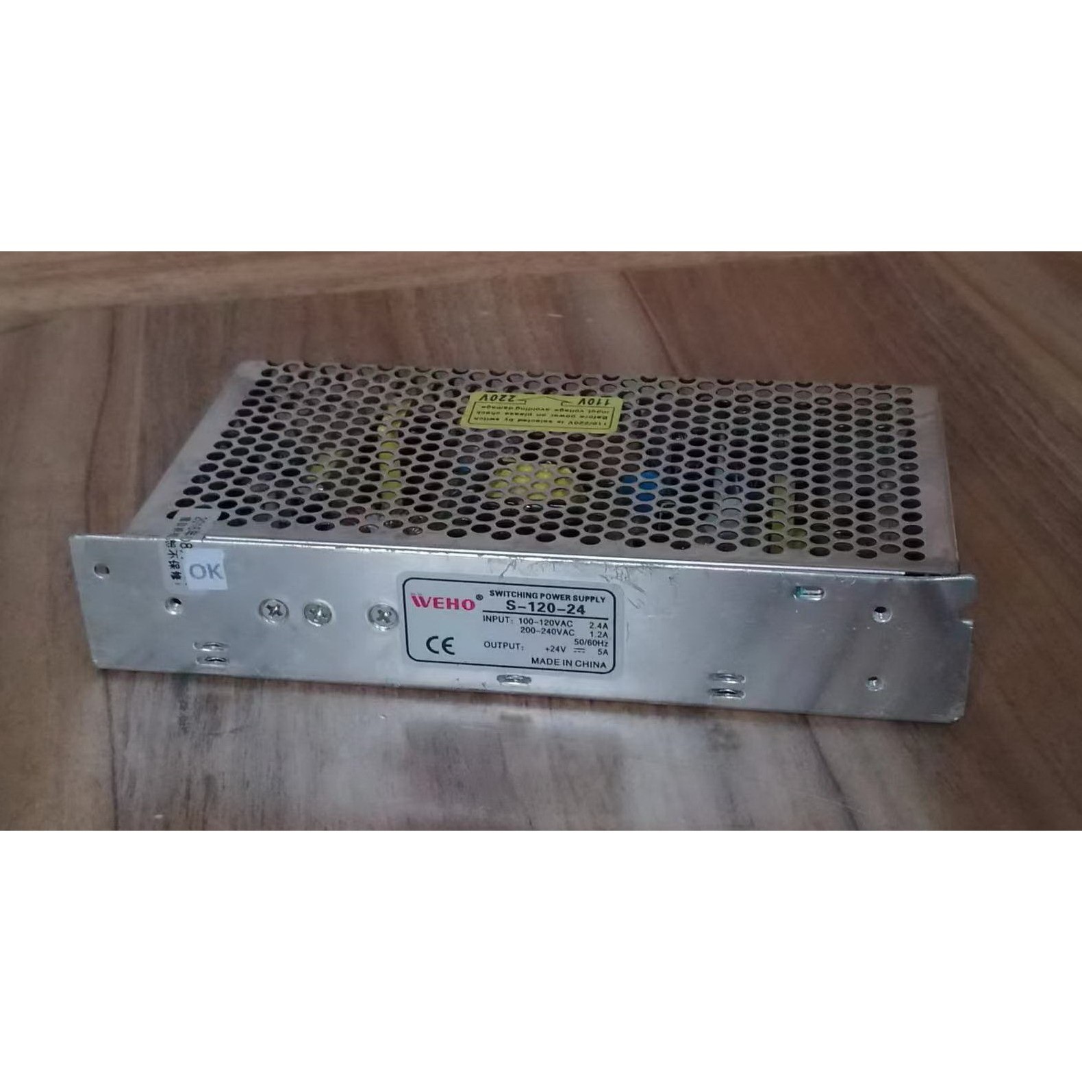 WEHO S-120-24 单路输出 24V 5A 开关电源