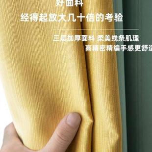 遮光布伸缩杆一整套卧室飘窗全遮阳2023年新款 隔断窗帘免打孔安装