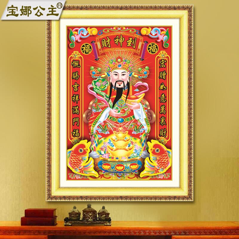 5D魔方钻新款钻石画钻石十字绣玄关走廊