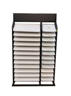 速发瓷砖展示架一边放3n00*300另一边放300*600瓷片展架木地板展