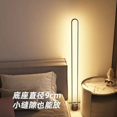 落地灯客厅高级感led卧室立式台灯ins风轻奢床头钢琴灯看书阅读灯