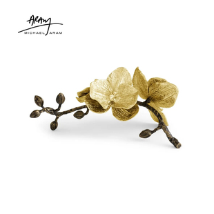 Michael Aram金兰花手工摆件装饰花橱窗摆柜送礼盒乔迁礼物新婚礼