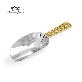 Michael Aram同心结冰勺不锈钢汤勺咖啡勺手工轻奢精致送礼物推荐