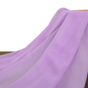 纯色雪纺布料夏季半透垂感连衣裙内衬纱布演出服面料汉服布条布头