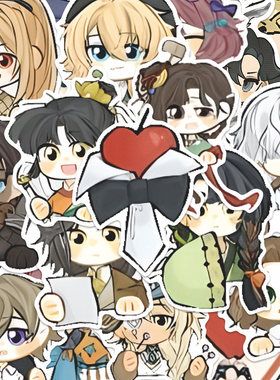 214张不老春Q版表情包贴纸重返未来1999趣味梗图可爱卡通DIY贴画