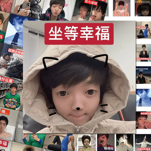 108张抽象恩宰豆表情包贴纸搞笑沙雕趣味恶搞贴画diy桌面手机壳