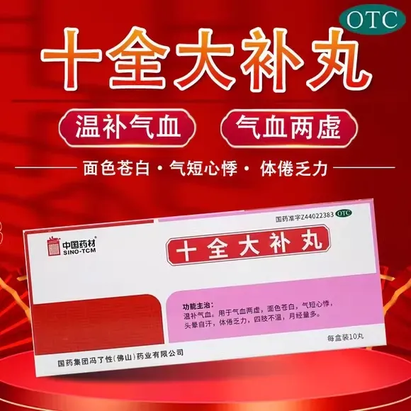 冯了性 十全大补丸 9g*10丸祛风除湿，活血止痛风寒湿痹手足麻木