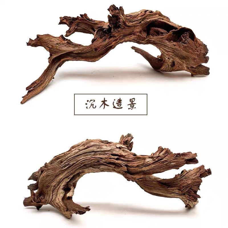 沉木鱼缸专用造景天然小沉木秒沉微景观乌龟缸虾缸躲避晒台木头
