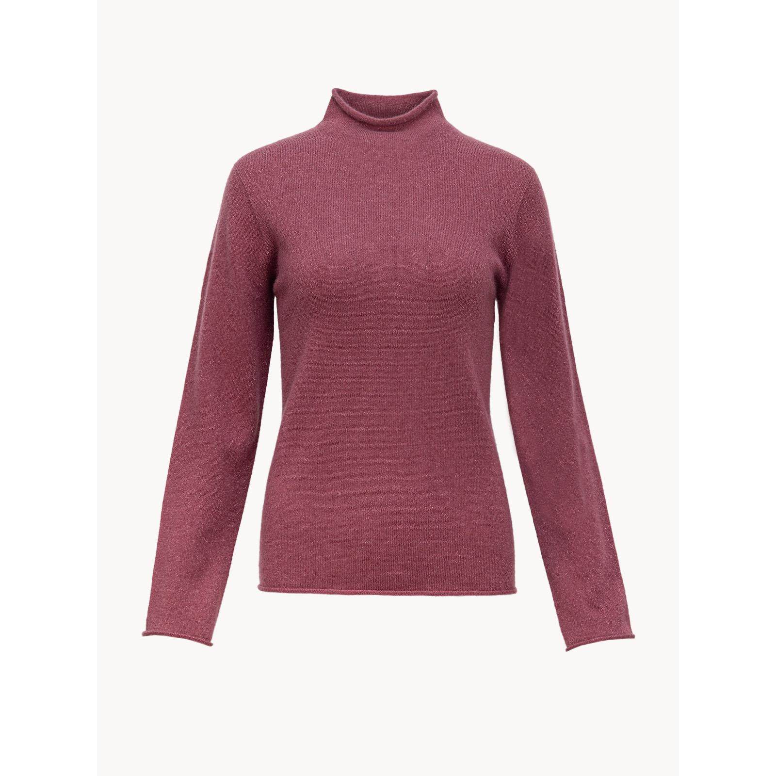 THEEASE舒适派【衣橱B备】无缝一体针织半高领羊绒衫毛衣打底