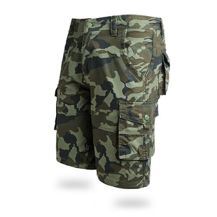 Summer camo cargo shorts 夏季迷彩工装短裤欧美男士直筒五分裤
