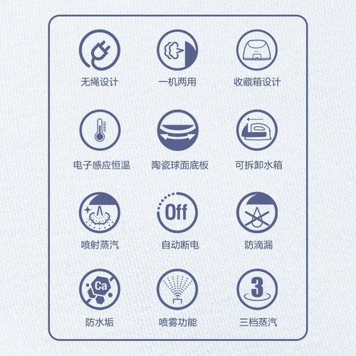 【Правительственная субсидия】 Panishi Steam Iron Homeving Homegriding Machine Machine Wireless Iron Iron Wl65