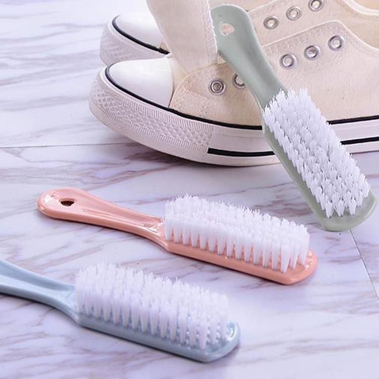 Plain color soft bristle shoe washing brush, washboard brush