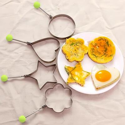 Egg Molding Tool, Household Stainless Steel Egg Frying Tool,