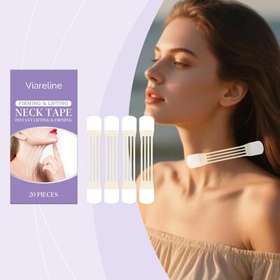 VIARELINE Neck Elastic Patch, Double Chin Slimming V-Shape T