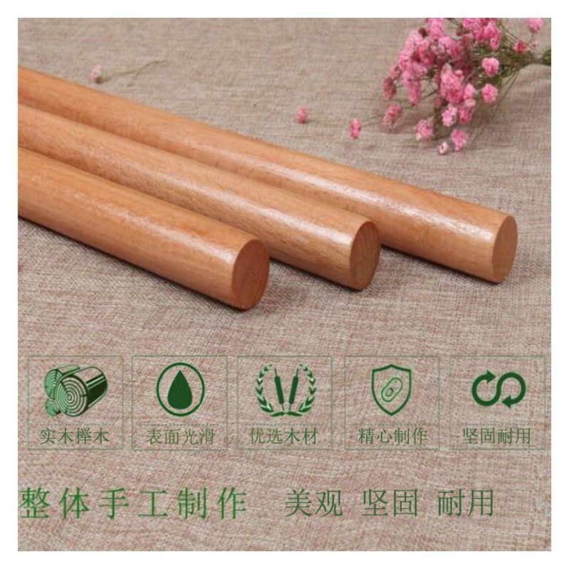 Large Solid Wood Rolling Pin for Making Dumpling Wrappers, S