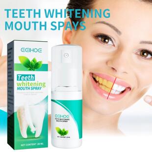 EELHOE Teeth Whitening Oral Spray - Freshens Breath, Cleans