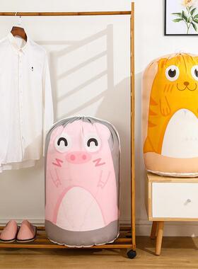 Drawstring Moisture-Proof Quilt Storage Bag, Waterproof Duve