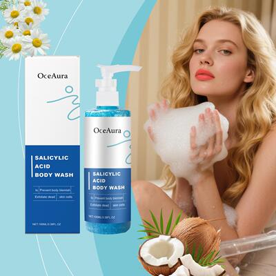 OCEAURA Salicylic Acid Exfoliating Body Wash - Gentle cleans