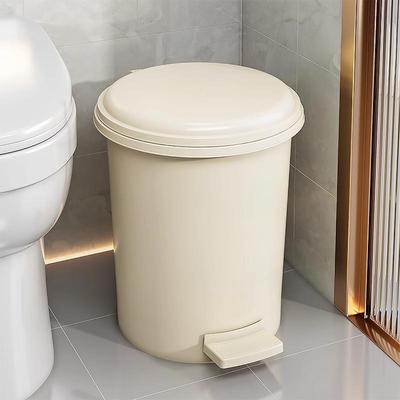 Home Pedal Trash Can - Dual Bin, Round, Luxury Design for Li