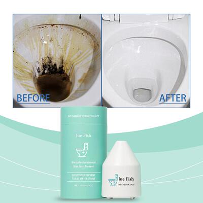 JUE FISH Toilet Cleaner - Drop-in Tank Automatic Foam Releas
