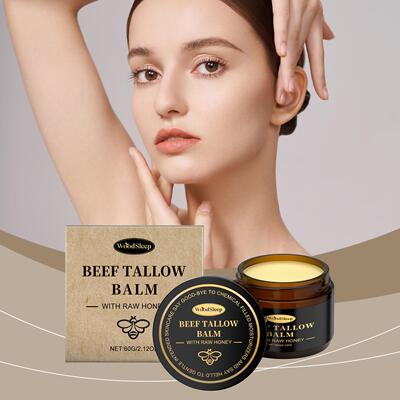 WOODSLEEP Beef Tallow Facial Moisturizer - Nourishing and Hy