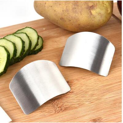 Stainless Steel Finger Guard for Cutting, Hand Protection Sl