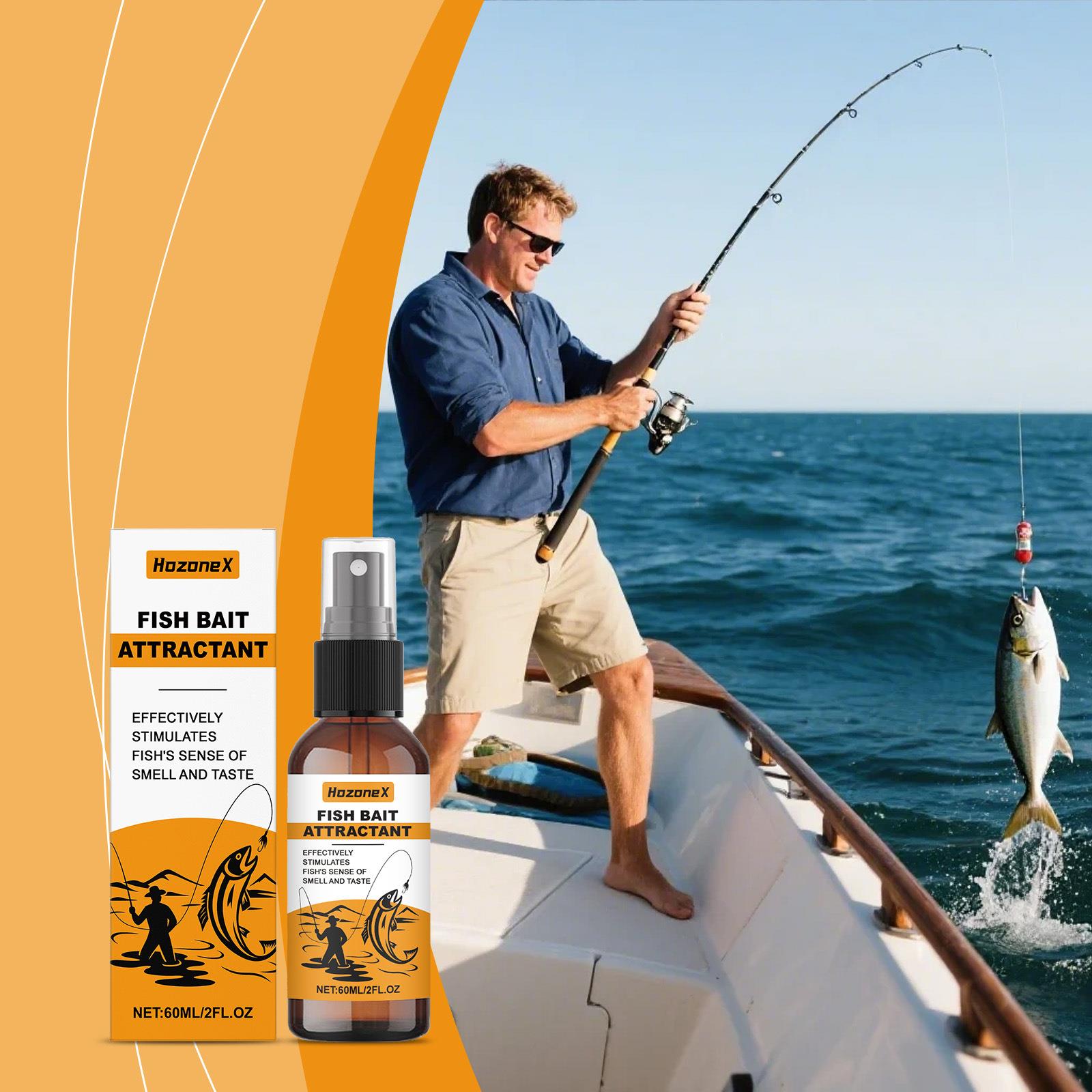 HozoneX Fish Attractant Sweet Flavor Fish Bait and Feed Port