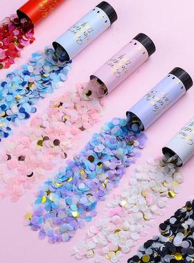 Trendy Mini Handheld Confetti Popper for Weddings, Celebrati