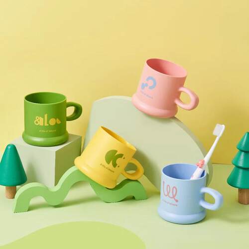 Influencer Dopamine Plastic Tumbler for Convenient Home Bath
