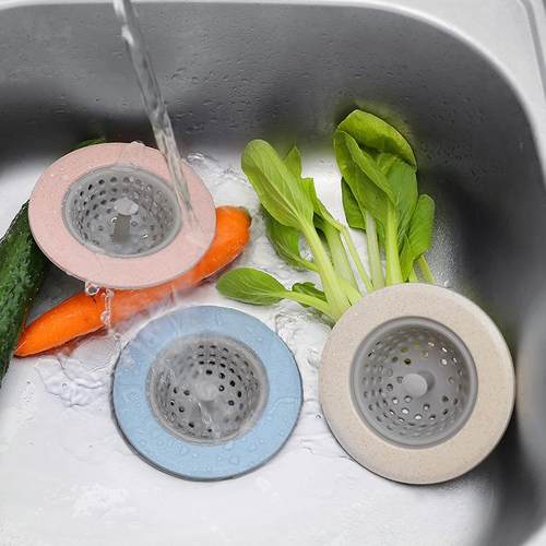 Silicone sink plug, kitchen dishwashing basin drain stopper,