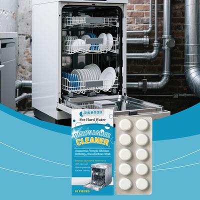 JAKEHOE Dishwasher Cleaning Tablets - Grease, Stain, and Sca