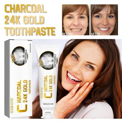 EELHOE Bamboo Charcoal Whitening Toothpaste - Deeply cleans