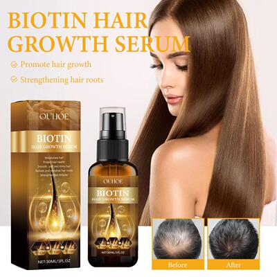 OUHOE Biotin Dense Hair Spray Nourishes Hair Roots, Repairs