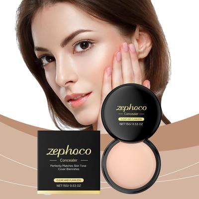 Zephoco Natural Skin Concealer Palette - Soft Focus, Long-la