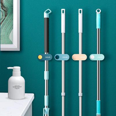 Manufacturer Direct Sale No-Drill Mop Holder Hooks Creative