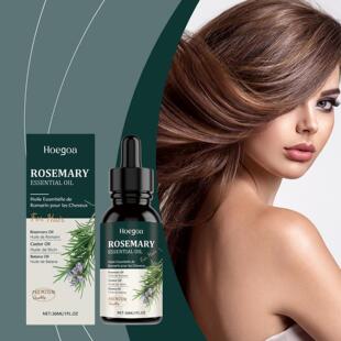 HOEGOA Rosemary Hair Oil - Gently Nourishes for Soft, Light,