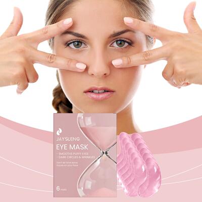 JAYSUING Pink Hyaluronic Acid Eye Patches Gentle Nourishing