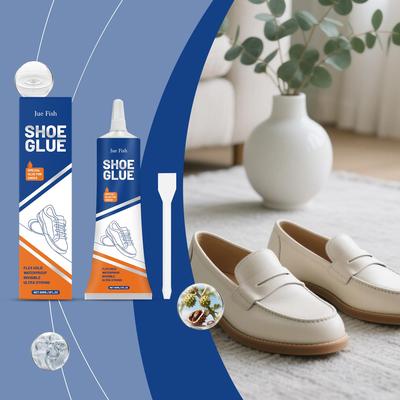 JUE FISH Shoe Repair Glue - Gentle, Long-lasting, Invisible