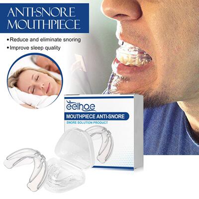 EELHOE Snore Guard, Anti-Snoring Mouthpiece, Teeth Grinding