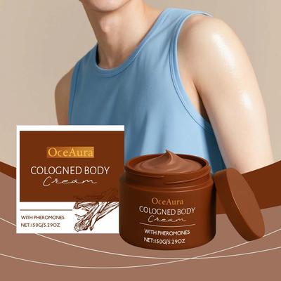 OCEAURA Men's Body Moisturizing Cream - A lightly scented, e