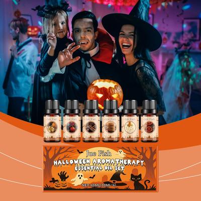JUE FISH Halloween Aromatic Essential Oil Set - Home Fragran