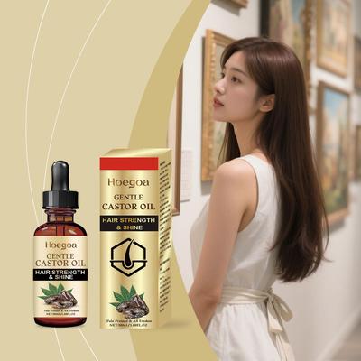 HOEGOA Castor Oil Hair Essence Nourishes the scalp, improves